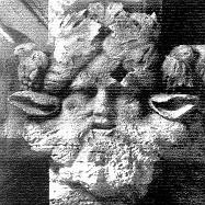 Chiave di volta col Bafometto