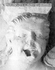 Il telamone femminile della Torre del falconiere